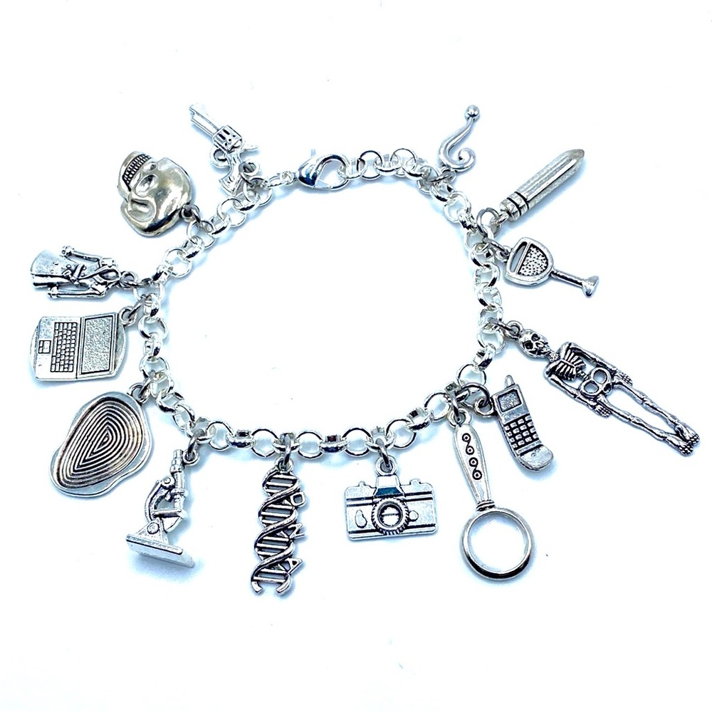 Crime Scene Investigator Charm Bracelet CSI